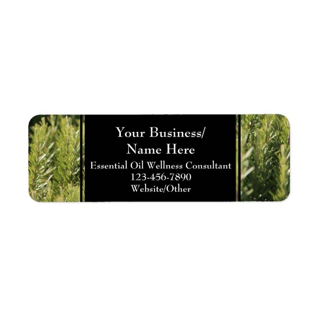 Herbal Essential Oil Business Flasche Kontakt Herd (Vorne)