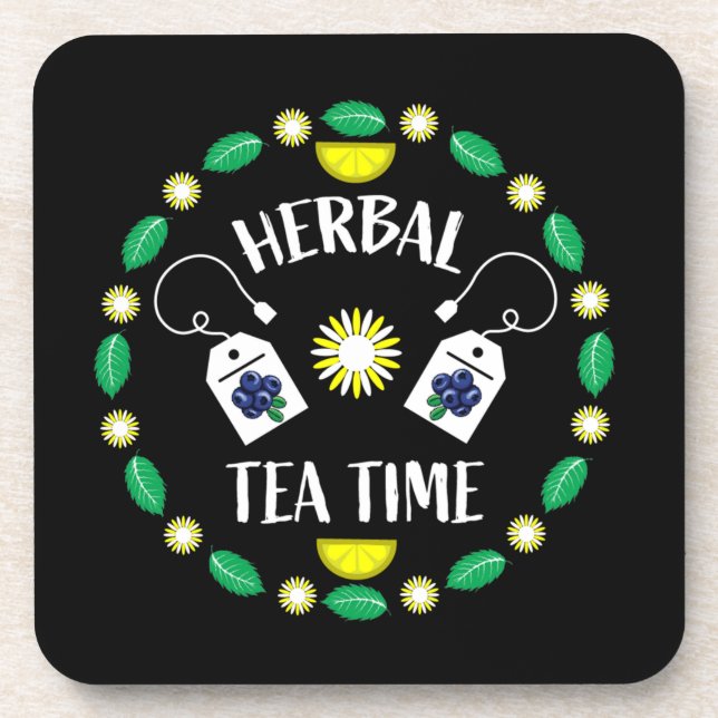 Herbal Rea Drinkers Getränkeuntersetzer (Vorderseite)
