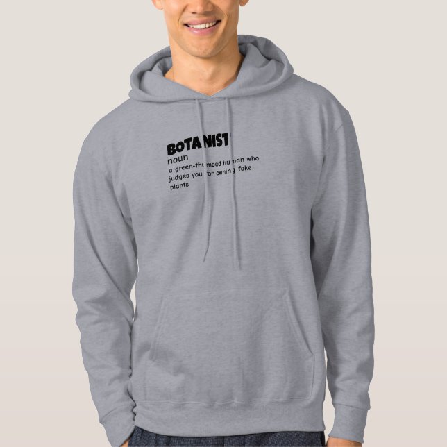 Herbal Scientist Funny Definition Hoodie (Vorderseite)