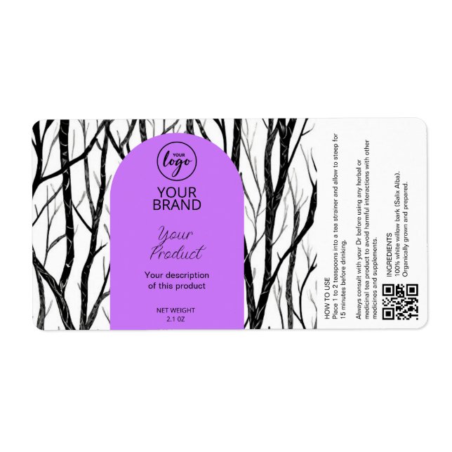 Herbal Tea Labels (Vorne)