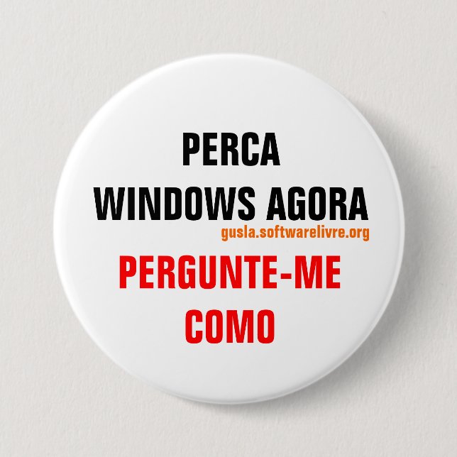 Herbalinux Button (Vorderseite)