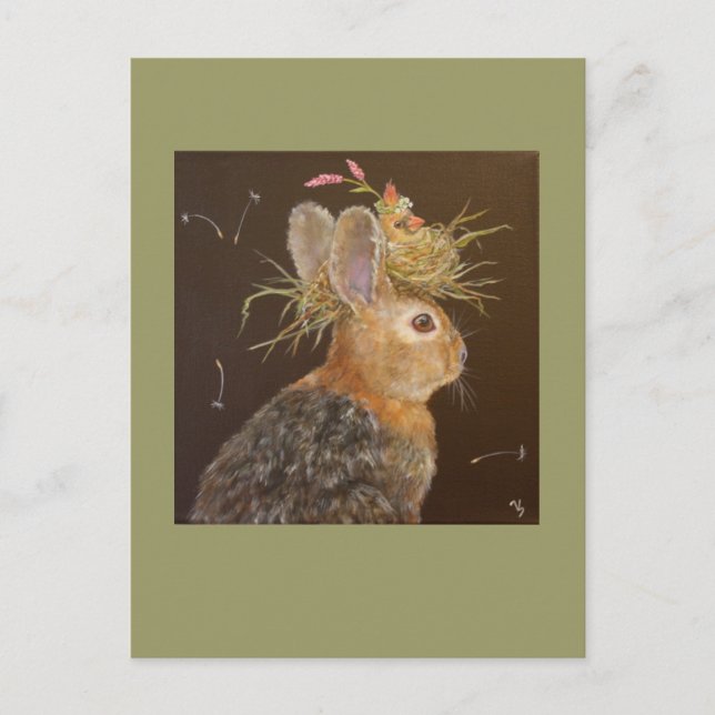 Herbe der Bun und Jula der Kardinal Babypostkarte Postkarte (Vorderseite)