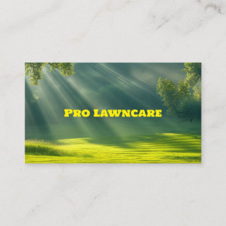 Herbe, LawnCare, Carte de visite personnalisé