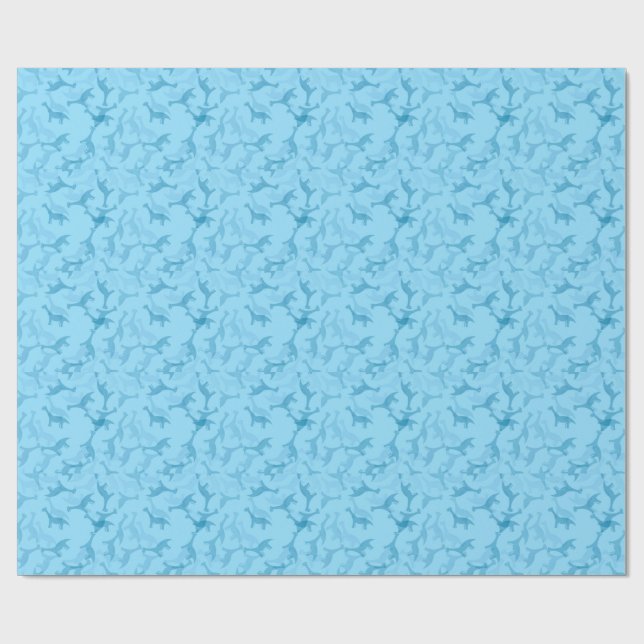 Herbert der Dino Geschenkpapier (Flach)