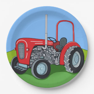 Herbert der Traktor Pappteller