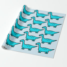 Herbert Dinosaur Wrapping Paper  Geschenkpapier