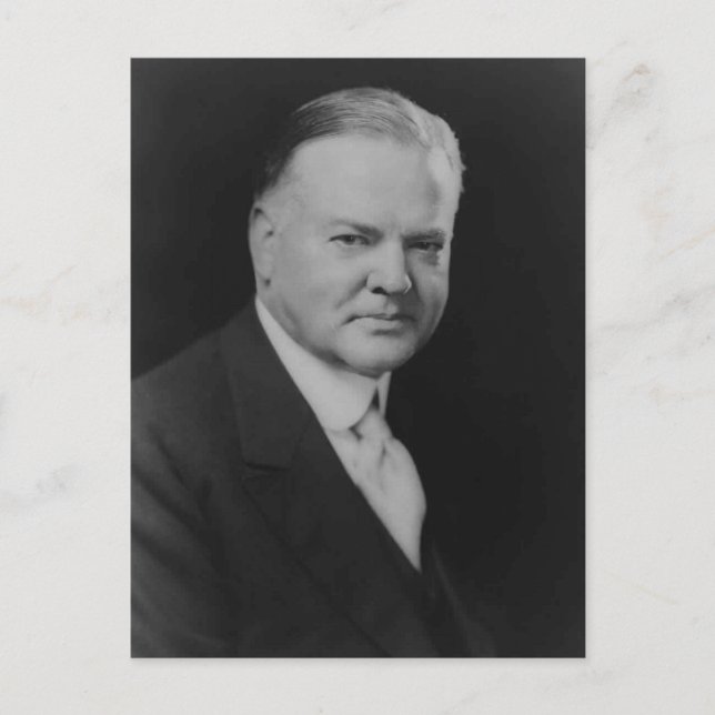 Herbert Hoover 31 Postkarte (Vorderseite)