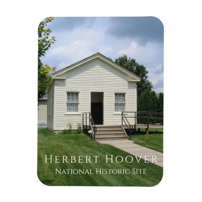 Herbert Hoover Childhood Schoolhouse, Iowa Magnet (Vertikal)