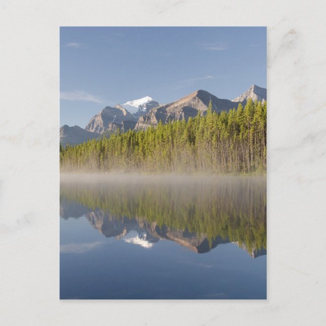 Herbert Lake at Icefields Parkway Alberta Kanada Postkarte (Vorderseite)