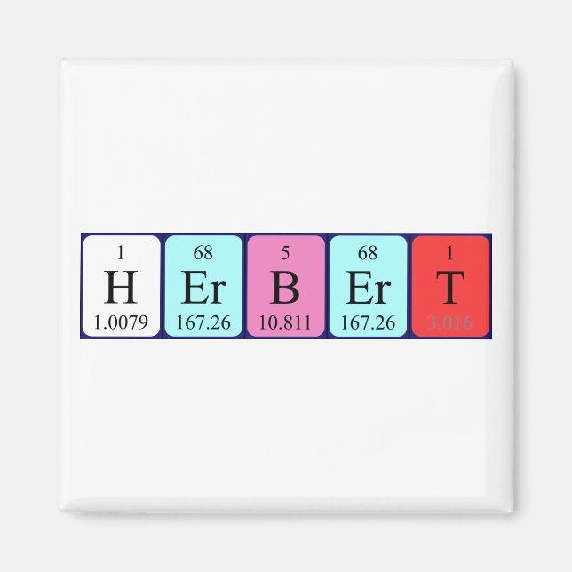 Herbert Periodenmagnet Magnet (Vorne)