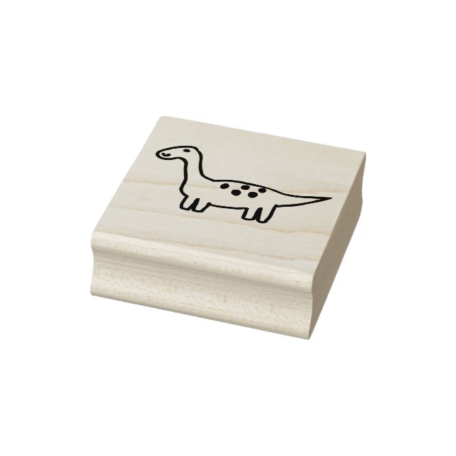 Herbert the Dinosaur Wood Art Stamp Gummistempel (Stempel)