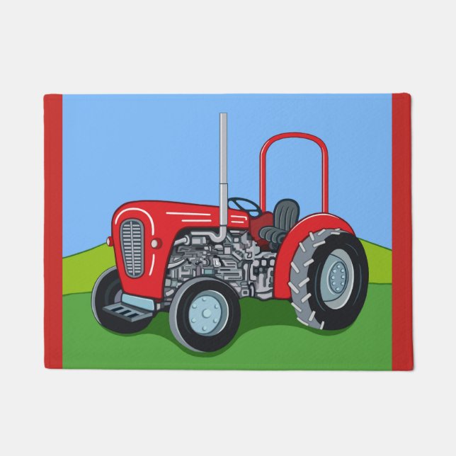 Herbert the Tractor Fußmatte (Vorderseite)