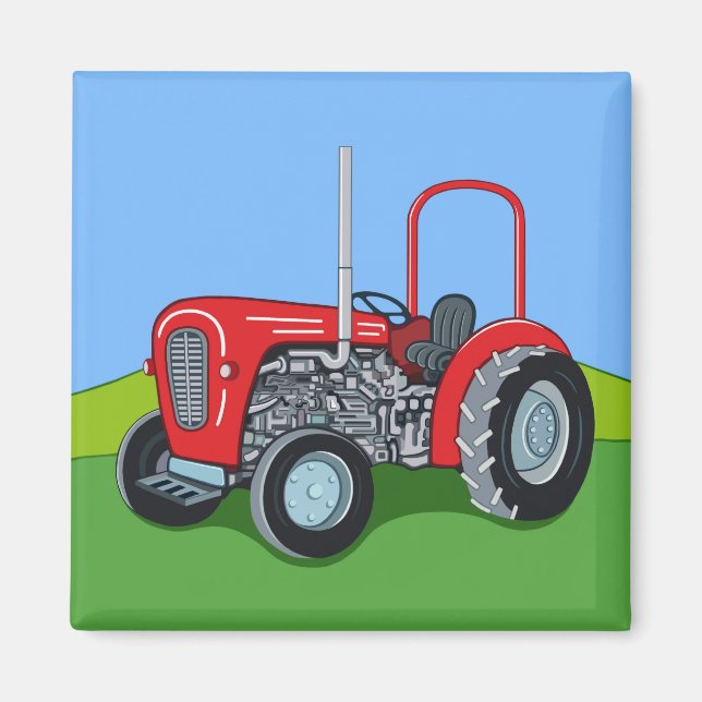 Herbert the Tractor Magnet (Vorne)