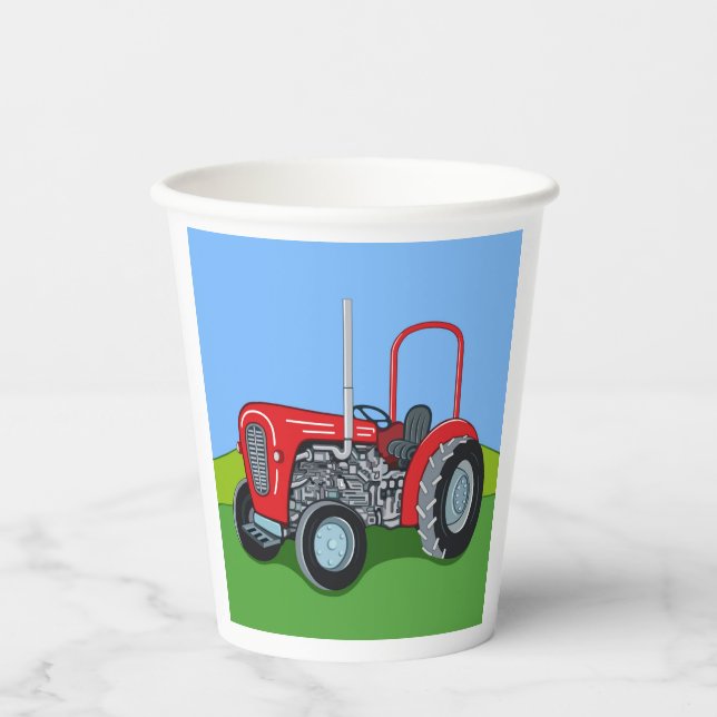 Herbert the Tractor Pappbecher (Vorderseite)