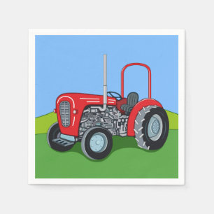 Herbert the Tractor Serviette