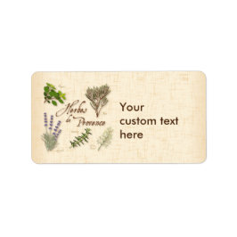 Herbes de Provence Labels Adressaufkleber