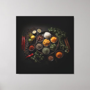 Herbes de toile culinaires dans les Bowles Photoré