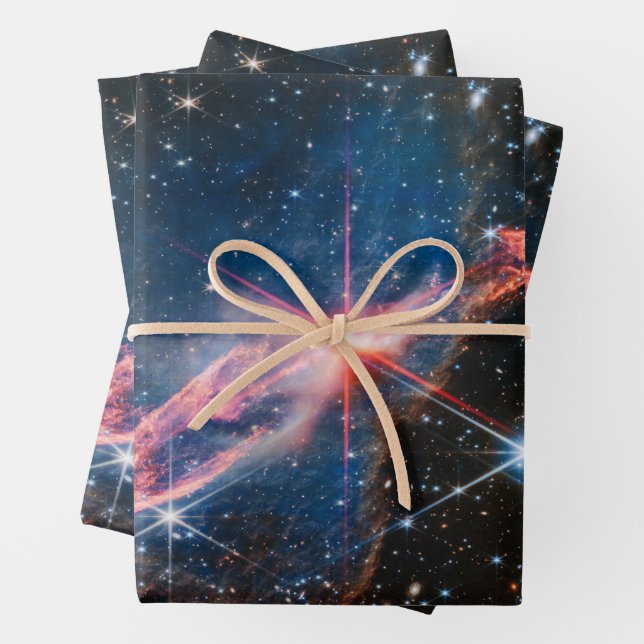 Herbig-Haro 46/47 Webb Space Telescope Image Gift Geschenkpapier Set (Beispiel)