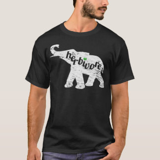 HERBIVORE Liebe Elephant Vegan Eat Veg Inspiriert  T-Shirt