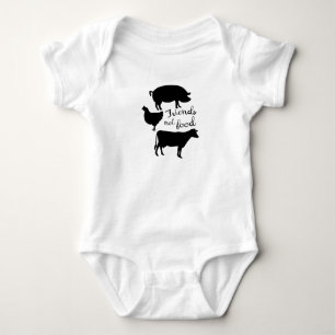 Herbivorevegetarischer Veganism-veganes Geschenk Baby Strampler
