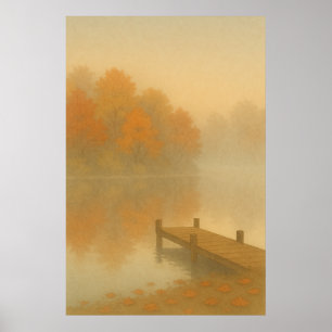 Herbst 10, September Silence, saisonale Print Poster