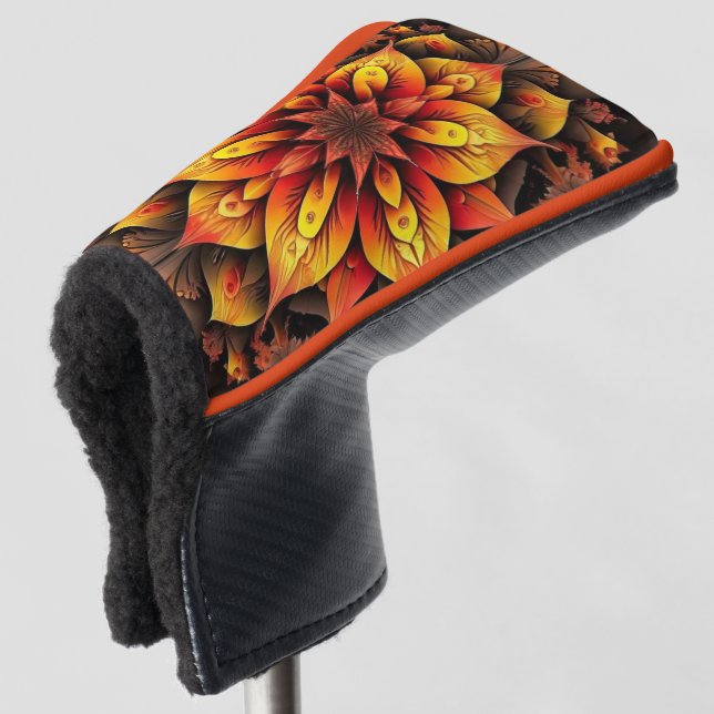 Herbst A.I. - Gold Head Cover Golf Headcover (3/4 Vorderseite)