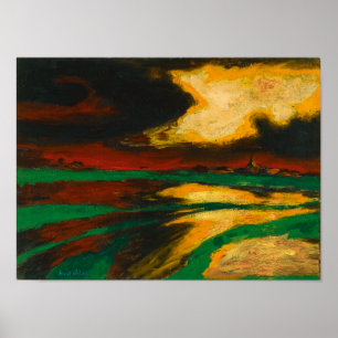 Herbst-Abend   Emil Nolde   Poster