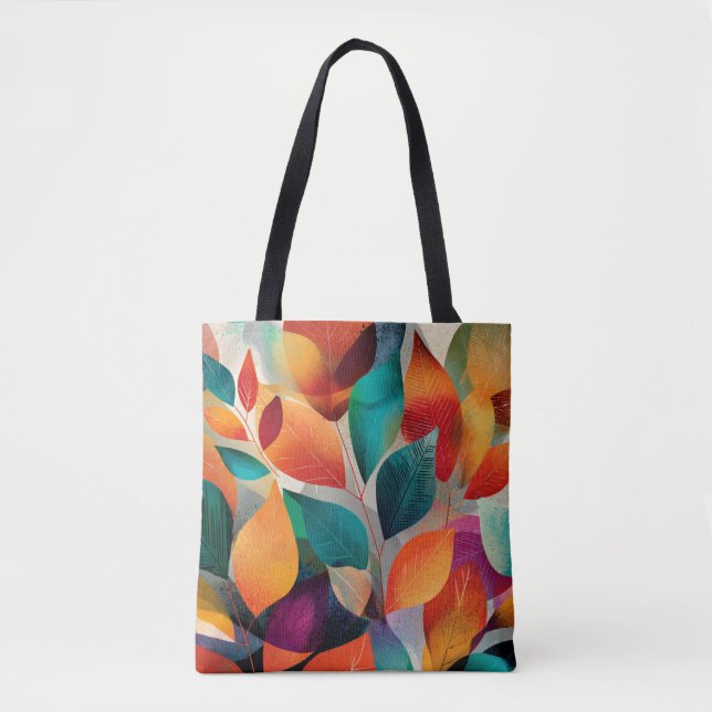 Herbst-Abstrakt Tasche (Vorderseite)
