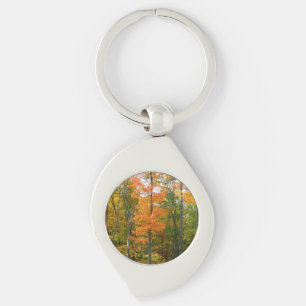 Herbst-Ahornbäume Herbstfotografie Schlüsselanhänger