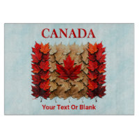 Herbst-Ahornleaf-kanadische Flagge