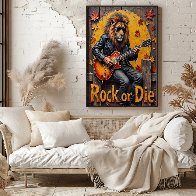 Herbst akustisch: Löwenbrust Poster (Von Creator hochgeladen)