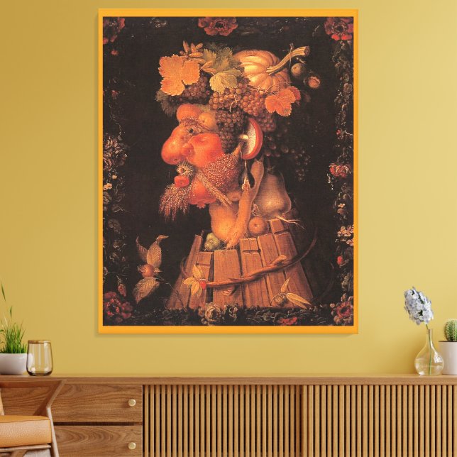 Herbst, Allegorische Malerei, Leinwanddruck (Insitu (Wohnzimmer))