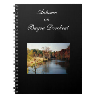 Herbst am Bayou Notizbuch Notizblock