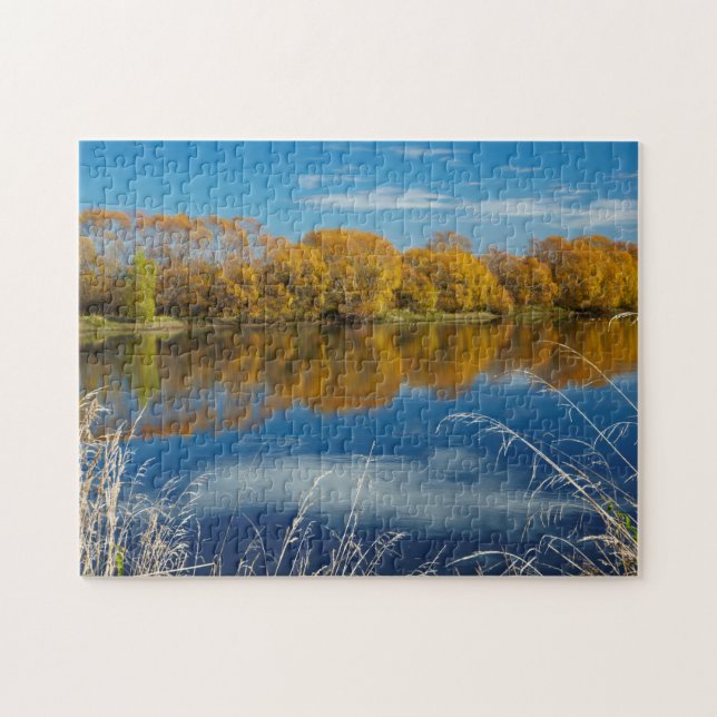 Herbst am Fluss Clutha (Horizontal)