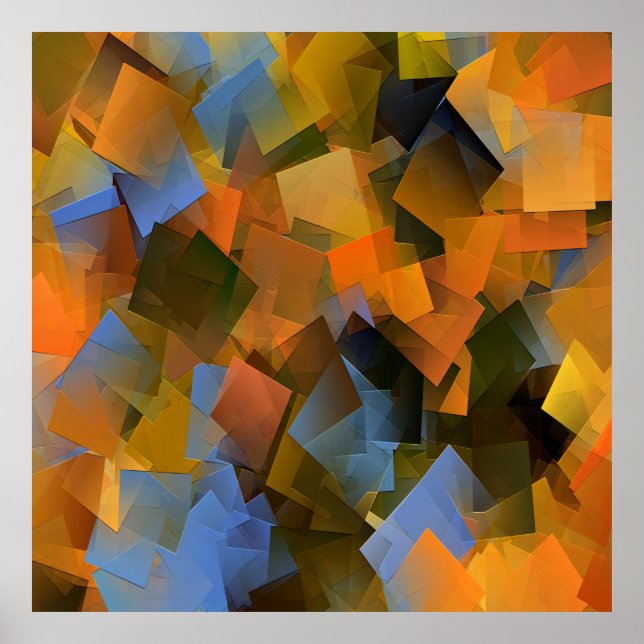 Herbst am Fluss....... Poster (Vorne)