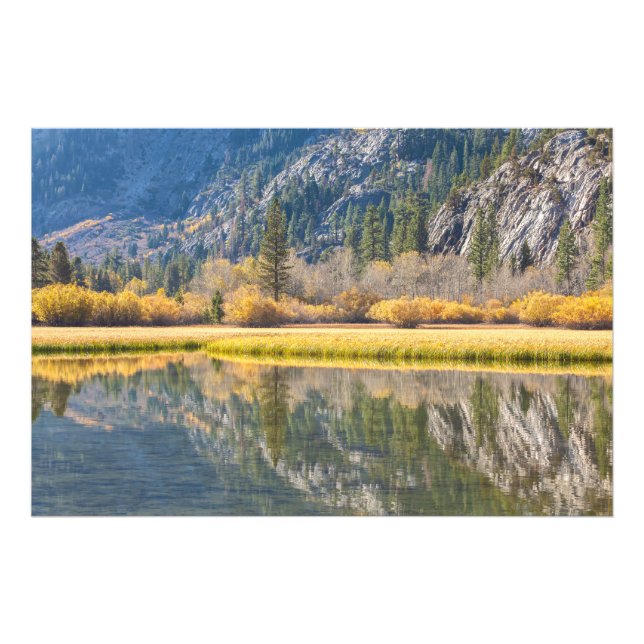 Herbst am See Fotodruck (Vorne)