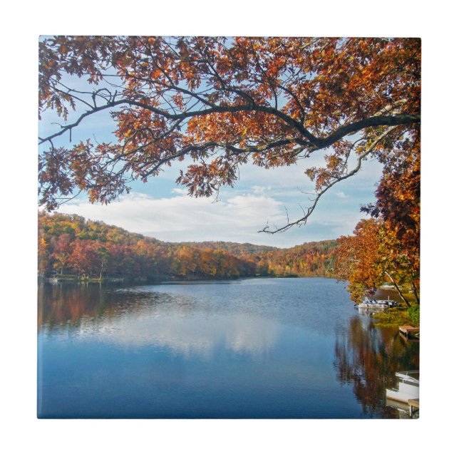 Herbst am See Killarney Fliese (Vorderseite)