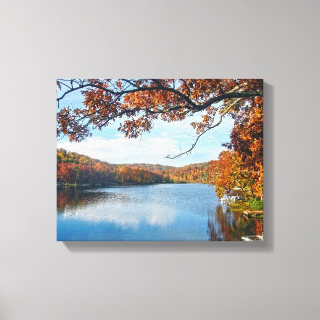 Herbst am See Killarney Leinwanddruck (Vorderseite)