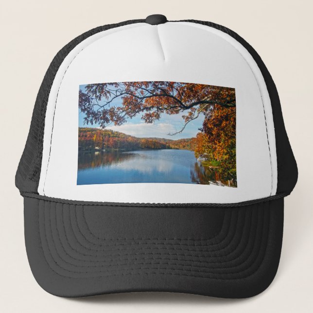 Herbst am See Killarney Truckerkappe (Vorderseite)
