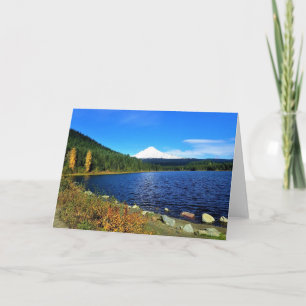 Herbst am See Trillium oder Karte