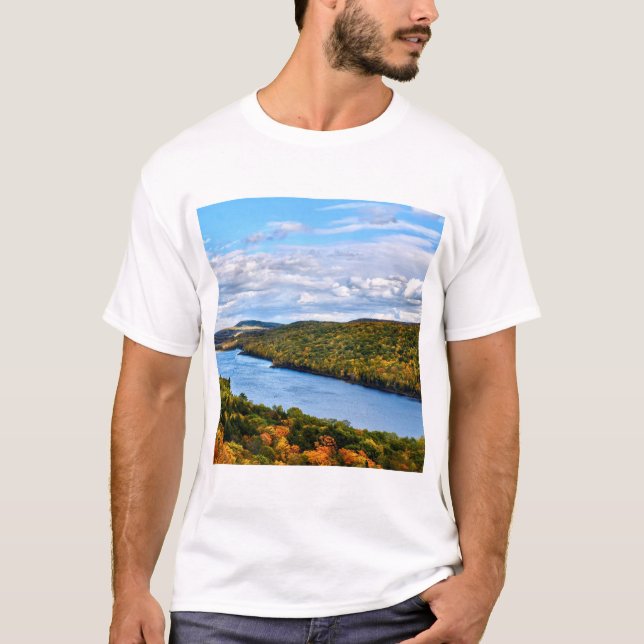 "Herbst am Wolkensee" T-Shirt (Vorderseite)