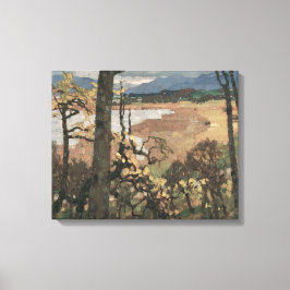 Herbst an Chiemsee | Leo Putz Landscape Art Leinwanddruck