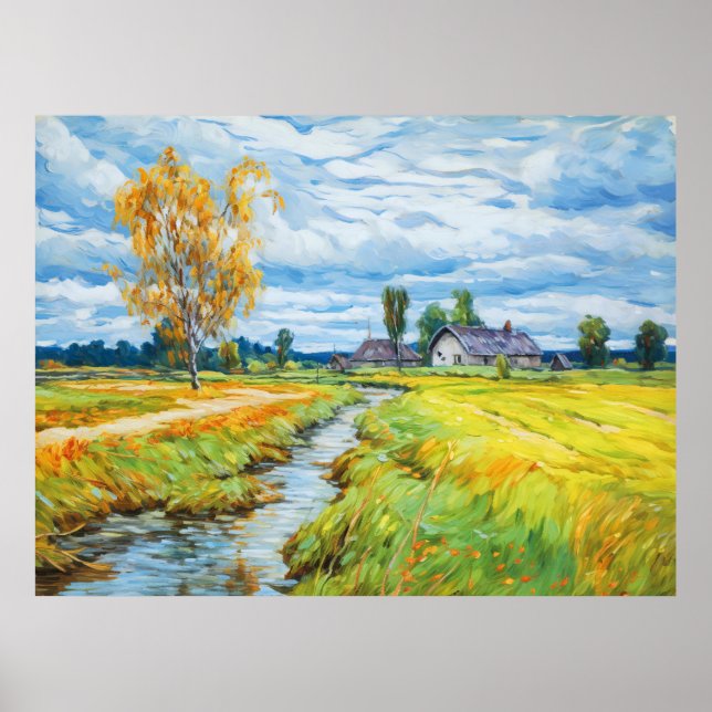 Herbst an der Havel Poster (Vorne)