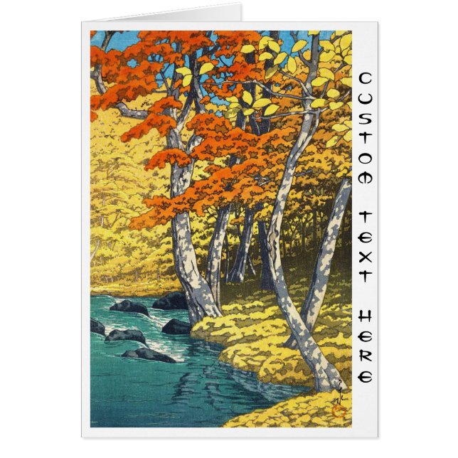 Herbst an Oirase Hasui Kawase (Vorne)
