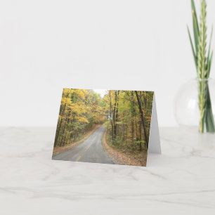 Herbst-Antrieb Notecard Karte