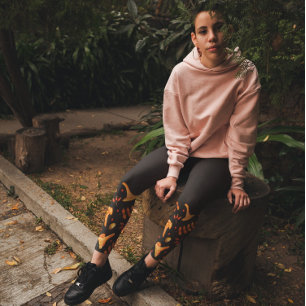 Herbst-Aquarell-Pfifferlinge Eicheln Blätter  Leggings