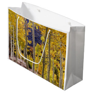 Herbst Aspen Bäume, Herbst, große Geschenktüte