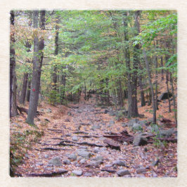 Herbst auf Blue Hills Reservierung Red Dot Trail Glasuntersetzer