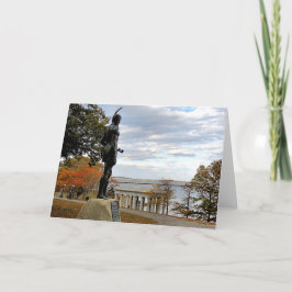 Herbst auf Cole's Hill, Plymouth MA Karte