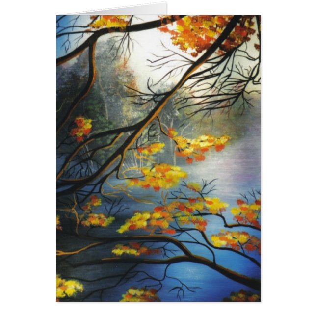 "Herbst auf dem Fluss " (Vorne)